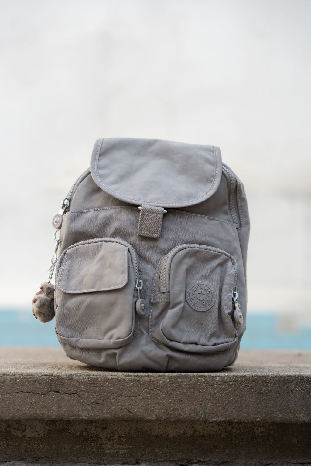 MOCHILA KIPLING CITY PACK GRIS