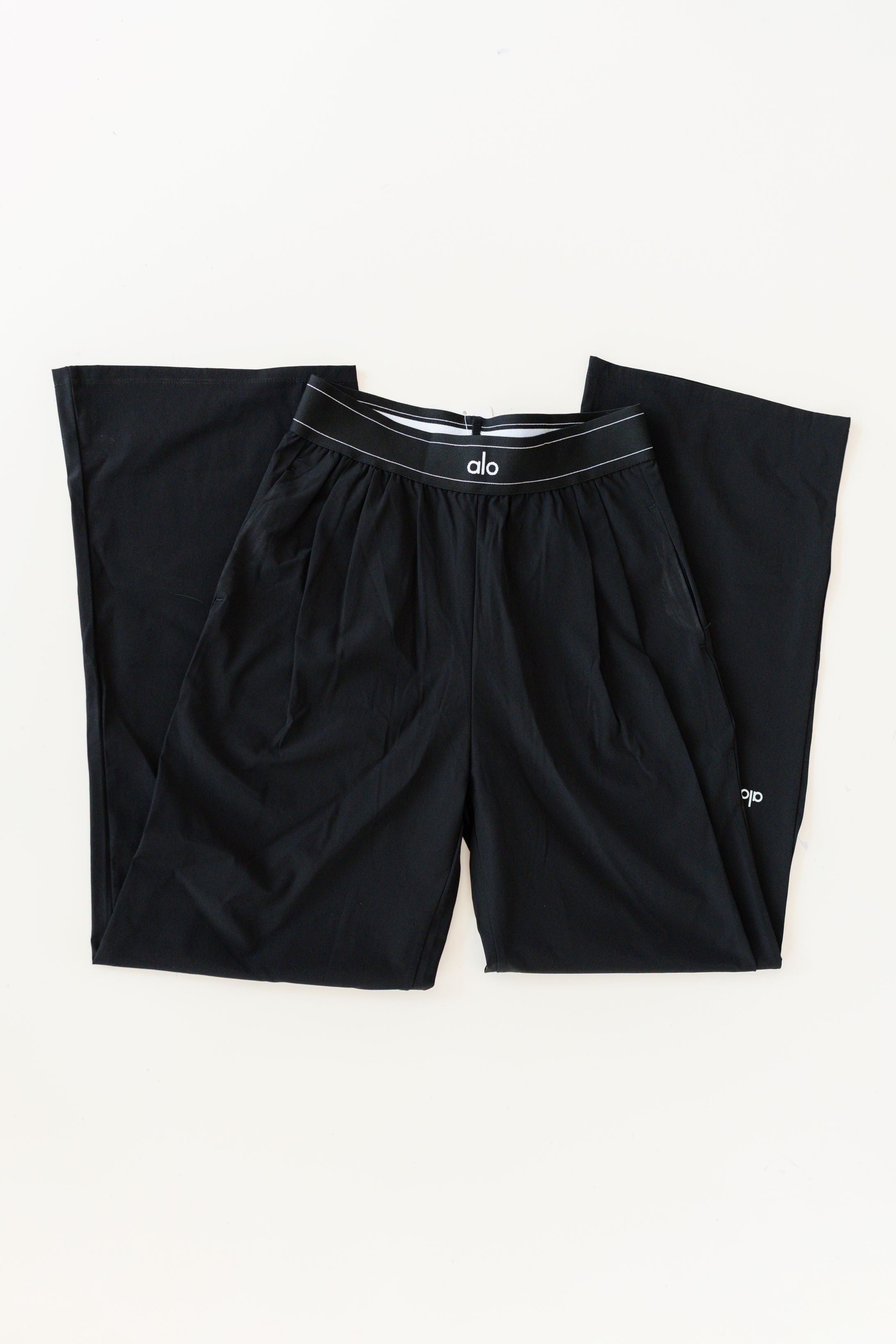 PANTALÓN DEPORTIVO ANCHO ALO YOGA NEGRO
