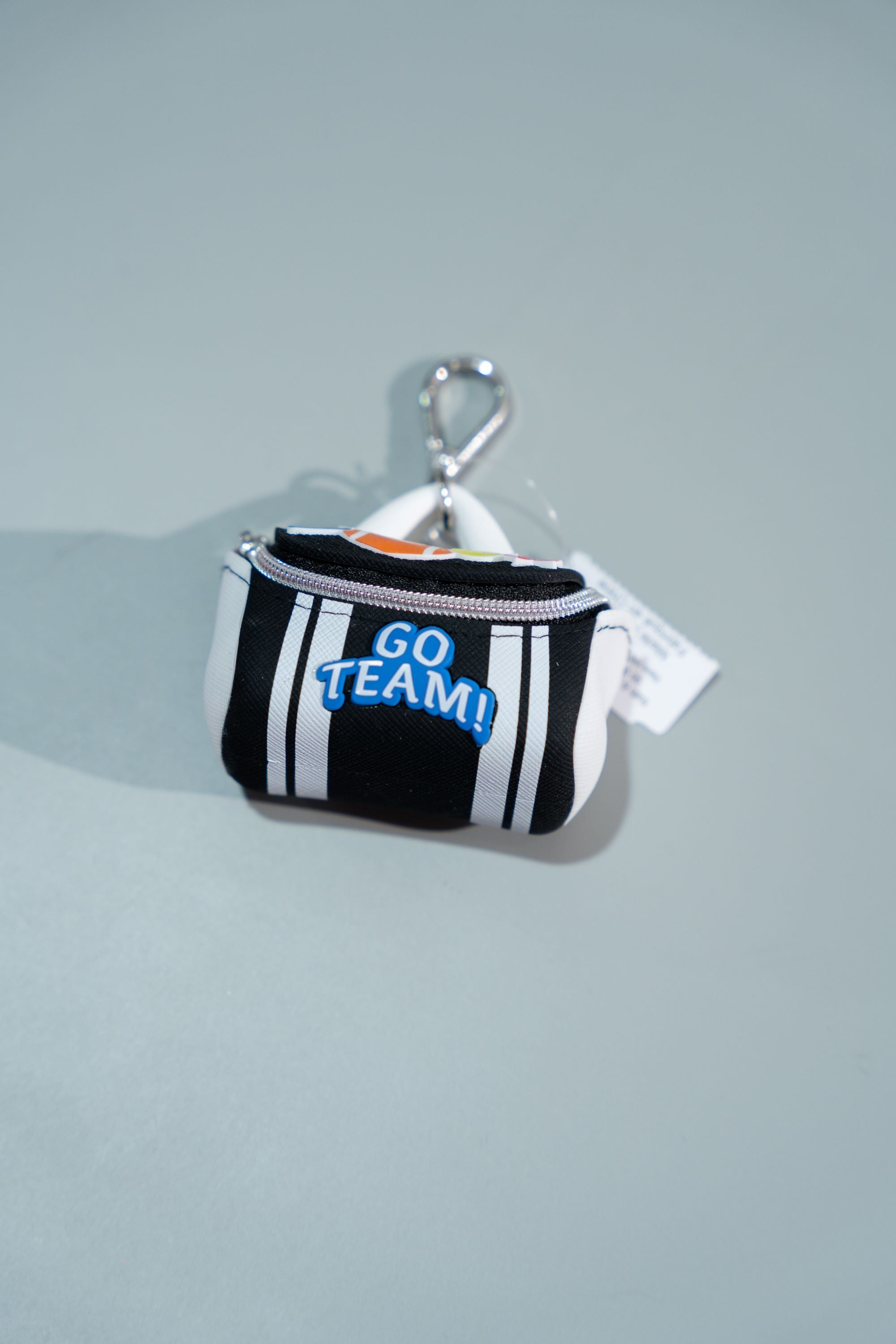 HOLDER GEL DESINFECTANTE TIPO BOLSO DEPORTIVO "GO TEAM"