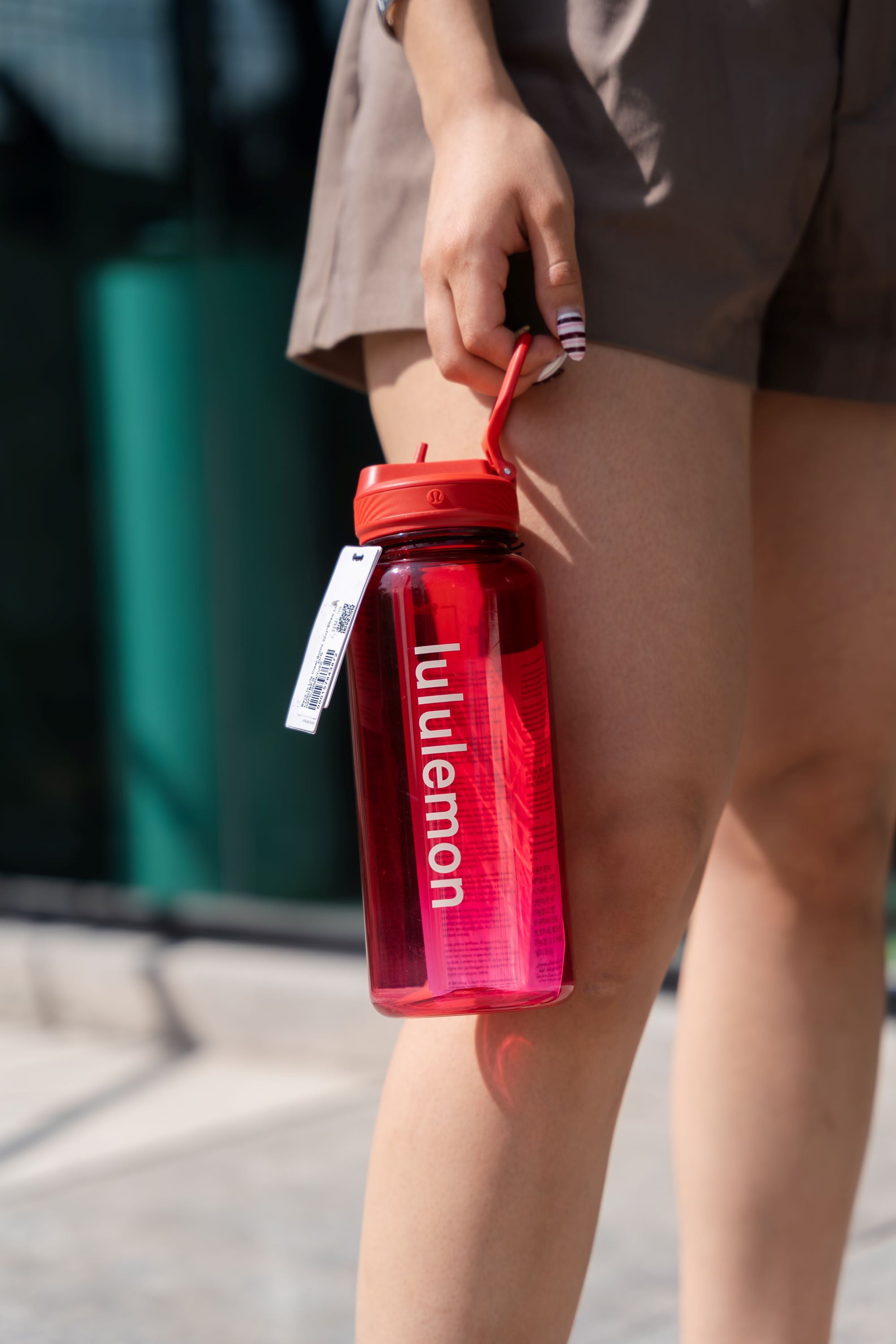BOTELLA DE AGUA DEPORTIVA CHERRY RED ORIGINAL LULULEMON