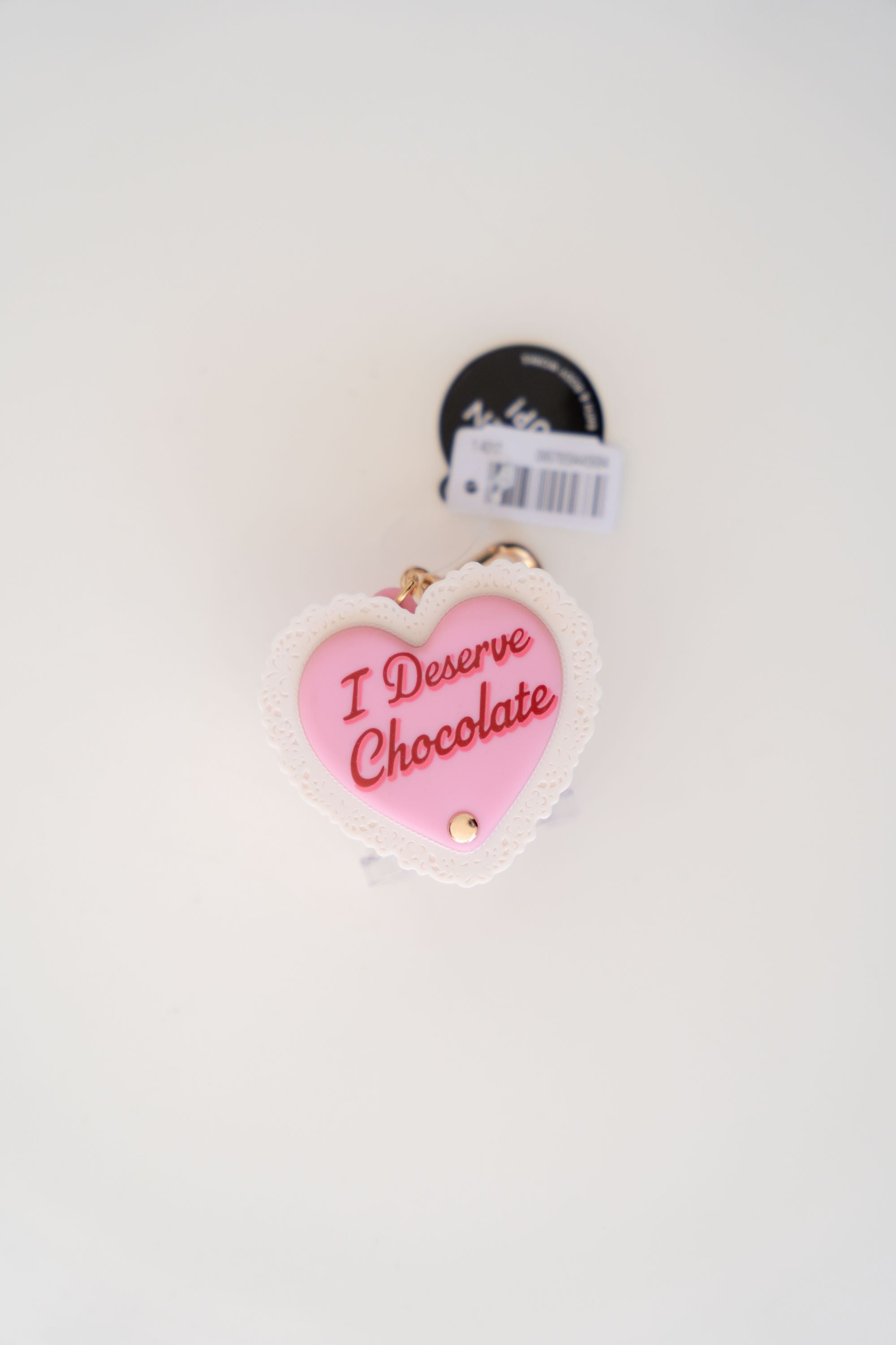 HOLDER CORAZON ""I DESERVE CHOCOLATE"   DE  BATH & BODY WORKS