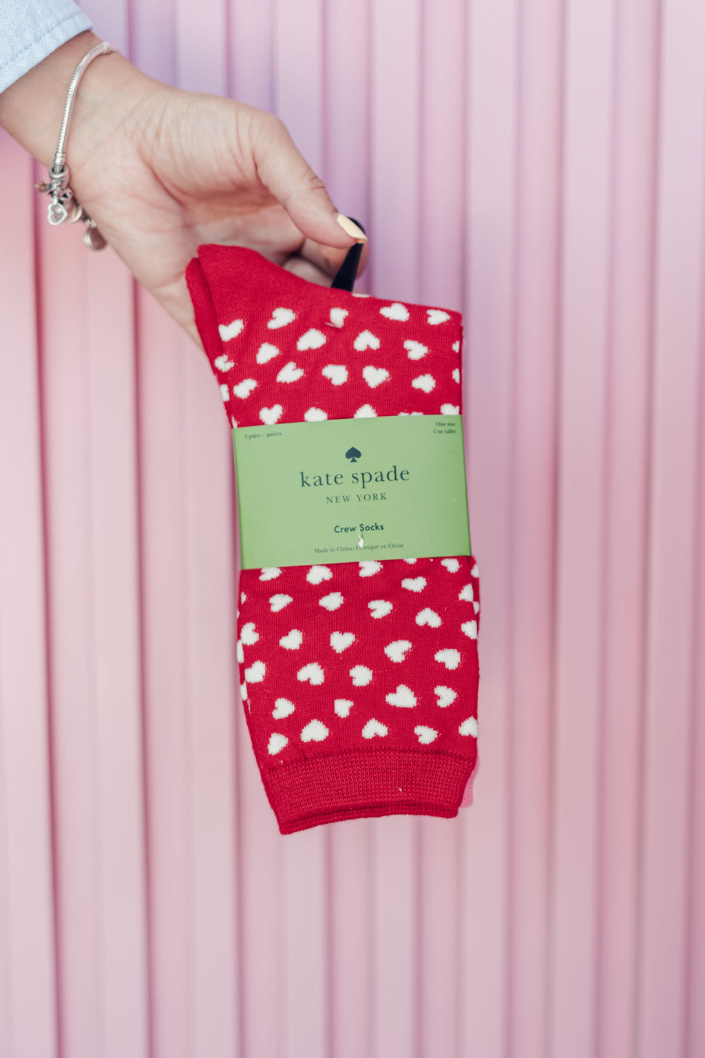 3-PARES DE CALCETAS KATE SPADE