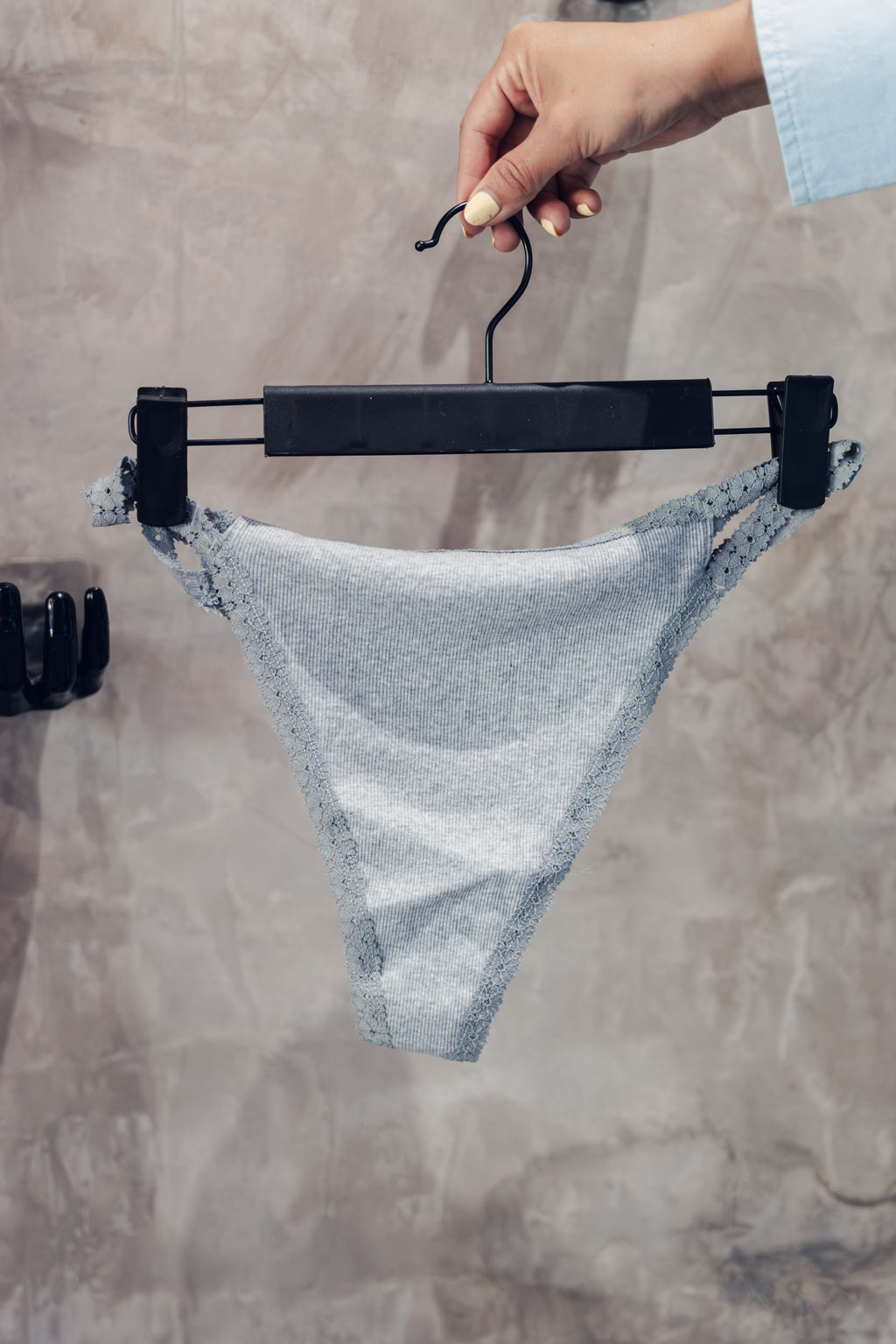 TANGA PINK VICTORIA'S SECRET GRIS