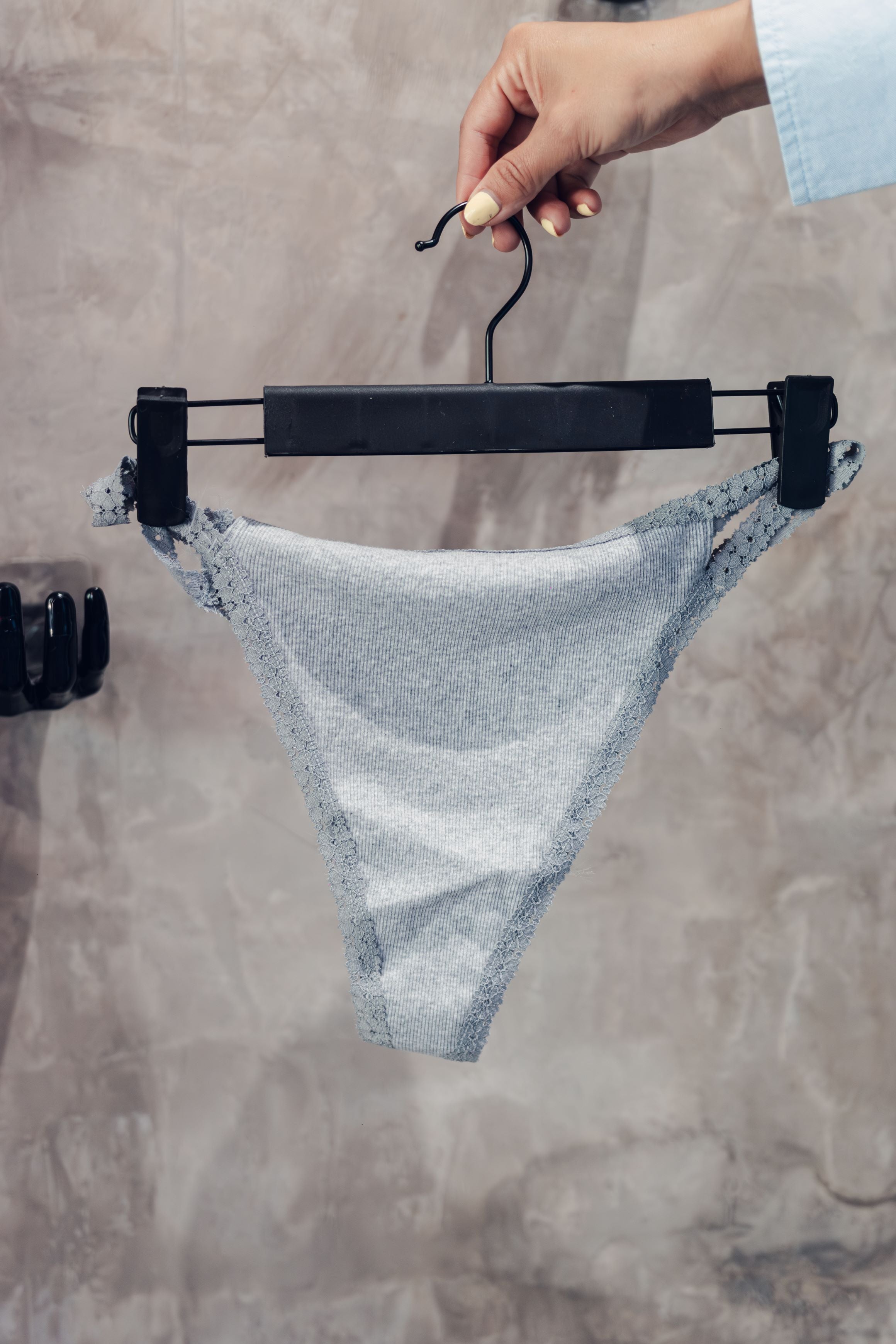 TANGA PINK VICTORIA'S SECRET GRIS