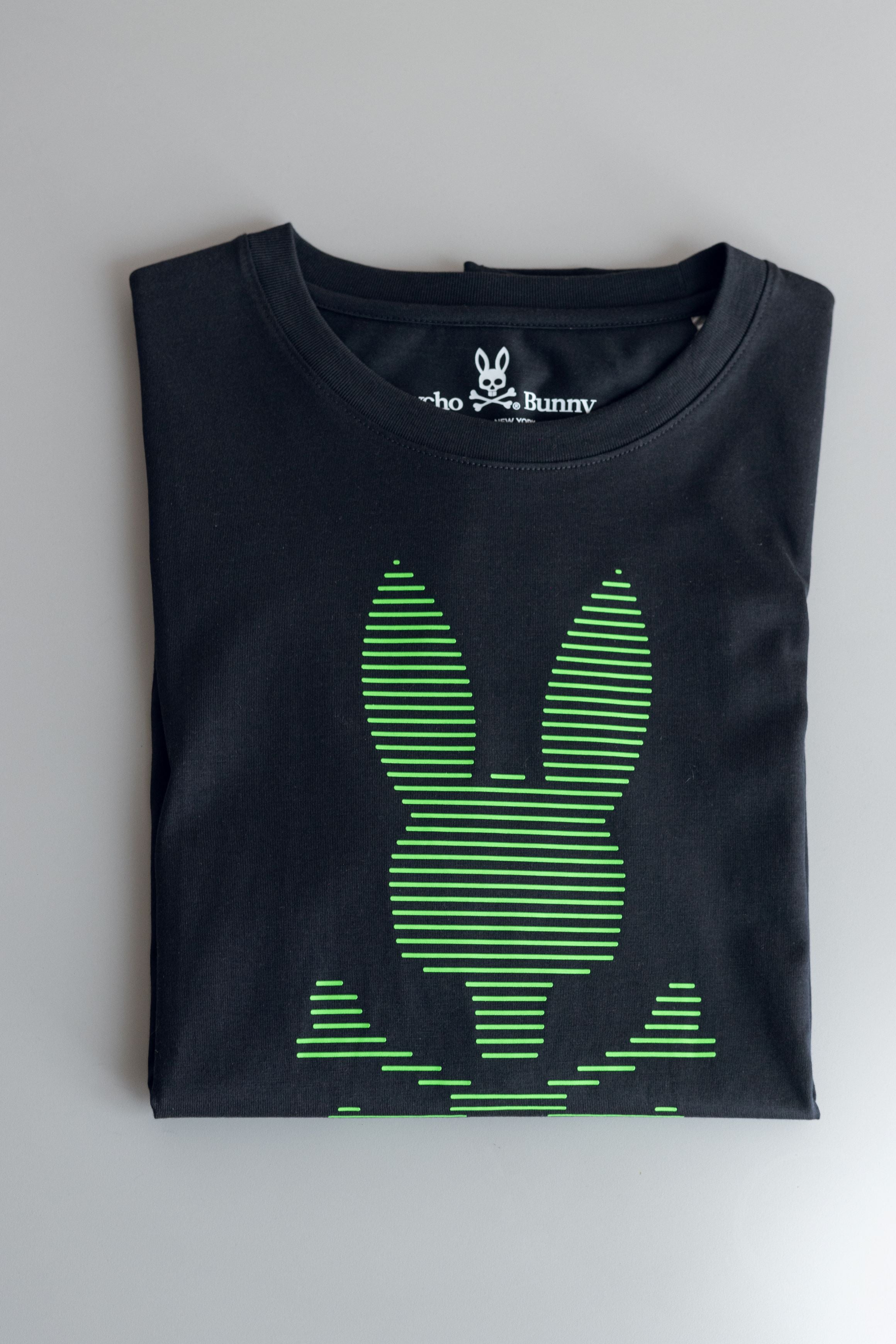 PLAYERA PSYCHO BUNNY NEGRA