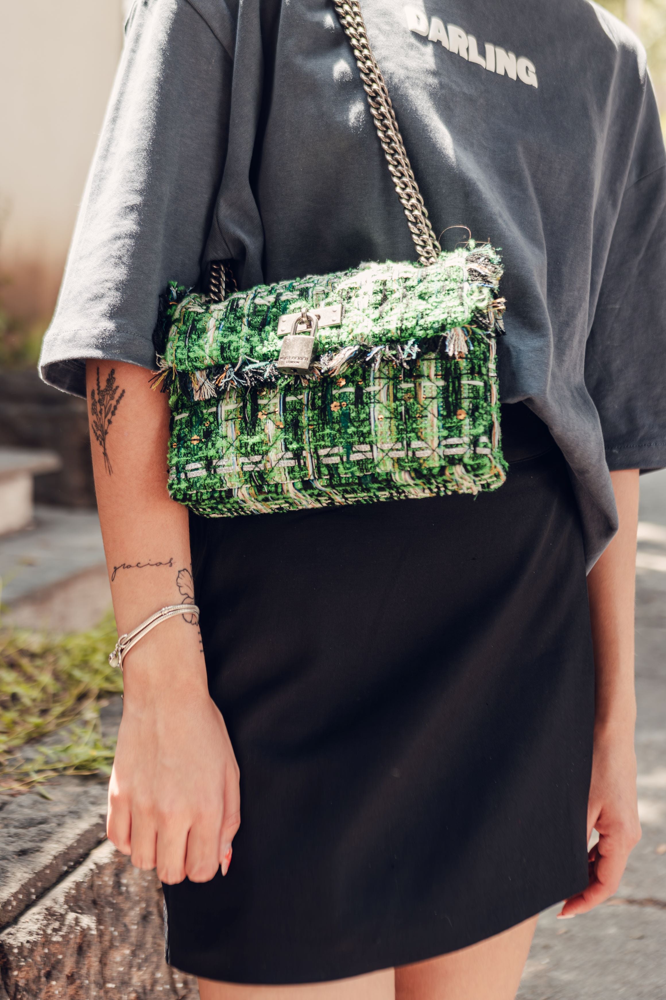 BOLSA MINI BRIXTON LOCK KURT GEIGER