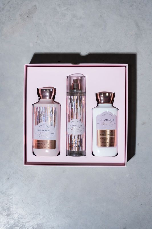 SET DE REGALO CHAMPAGNE TOAST BATH & BODY WORKS
