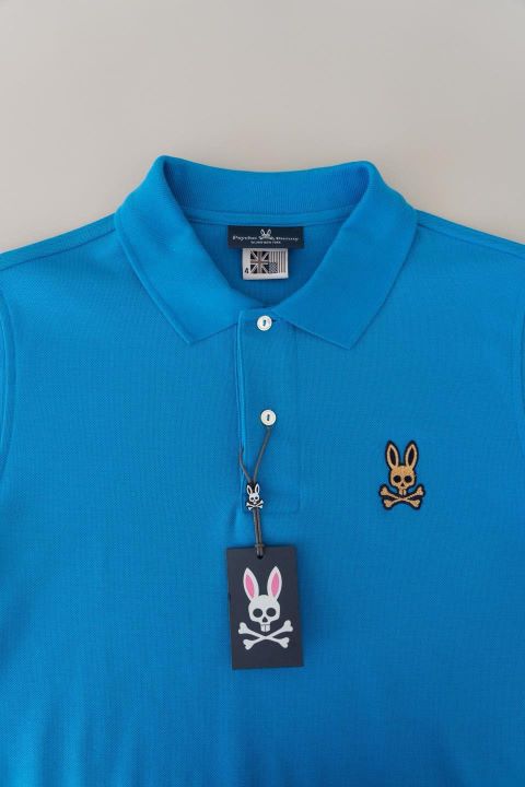 PLAYERA POLO AZUL CIELO-PSYCHO BUNNY