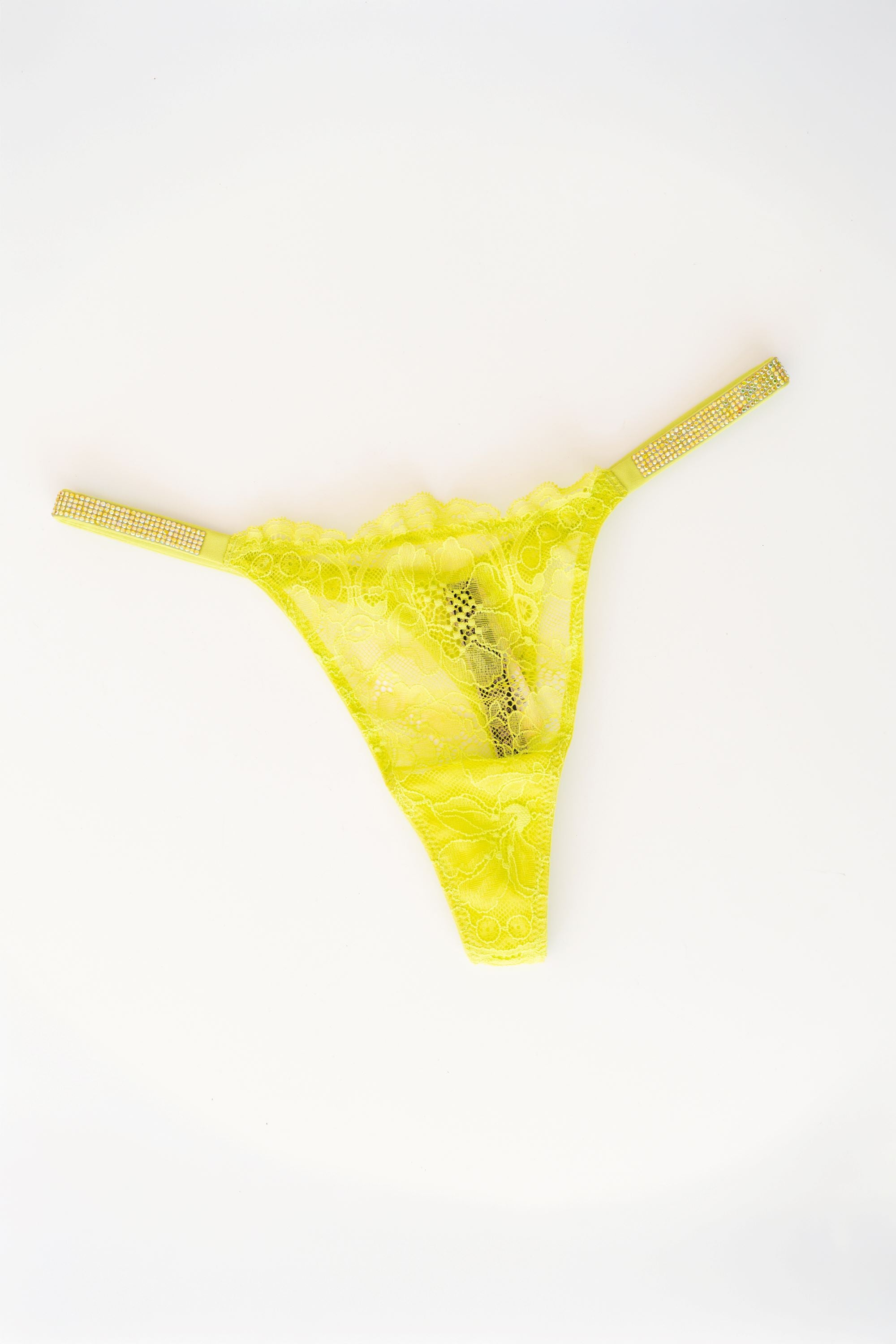 TANGA DE ENCAJE CON PEDRERÍA VICTORIA'S SECRET